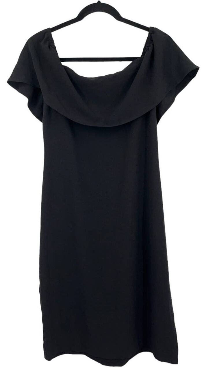 Charles Henry dress Off the shoulder black Small S - Picture 1 of 4